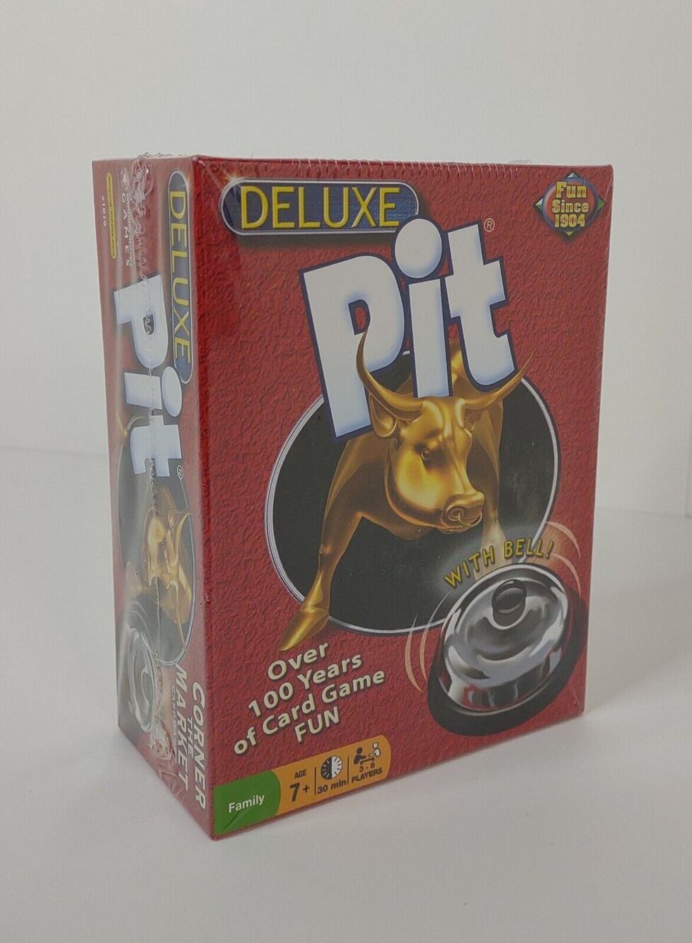 DELUXE Pit w/Bell Card Game Corner The Market Classic Trading Game Sealed NIP